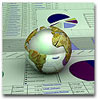 globe pie chart